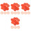 400Pcs Plastic Detector Fire Alarm Covers Protective Orange Caps 5