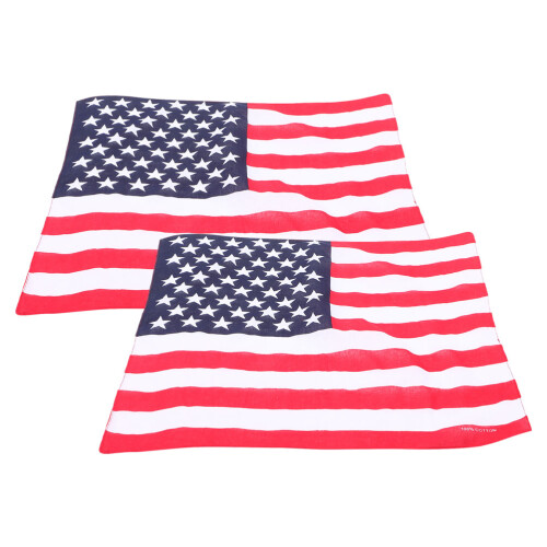10St Amerikaanse Kerchief Polyester Hoofddoek Accessoire Multi 1