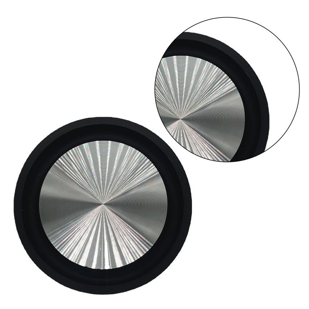 90Mm Speaker Diaphragm Bass Radiators Subwoofer- Silver 7709000285952