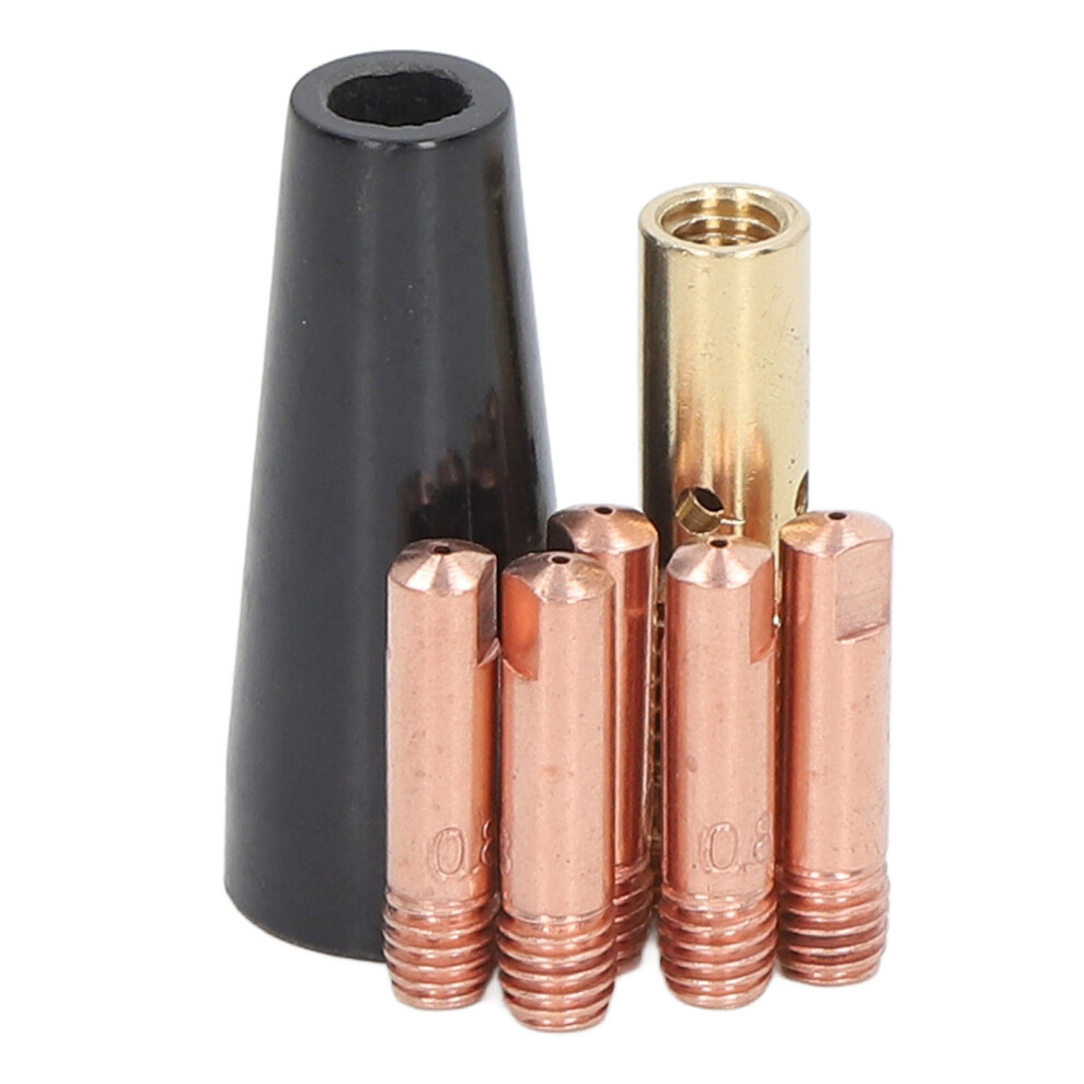 Gasless Mig Welding 7Pcs Soldering Set With Copper Tips Nozzle Diffuser Tools 8311371865467