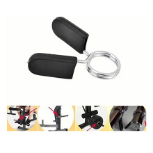 4PCS 25mm Barbell Spring Clip for Weightlifting - 3.2mm Wire Durability