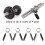 4PCS 25mm Barbell Spring Clip for Weightlifting - 3.2mm Wire Durability 7
