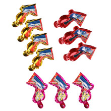 10 pezzi di fischietti per feste a mano, 50 g di confetti in alluminio di colori misti
