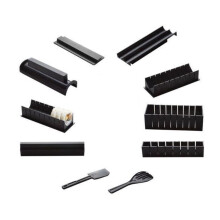 11-Piece Sushi Roll Maker Kit: 8 Molds & Essential Sushi Tools