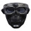 Riding Face Cover Goggles Skull ABS Frame Reinforced PC Lens, 130g 3