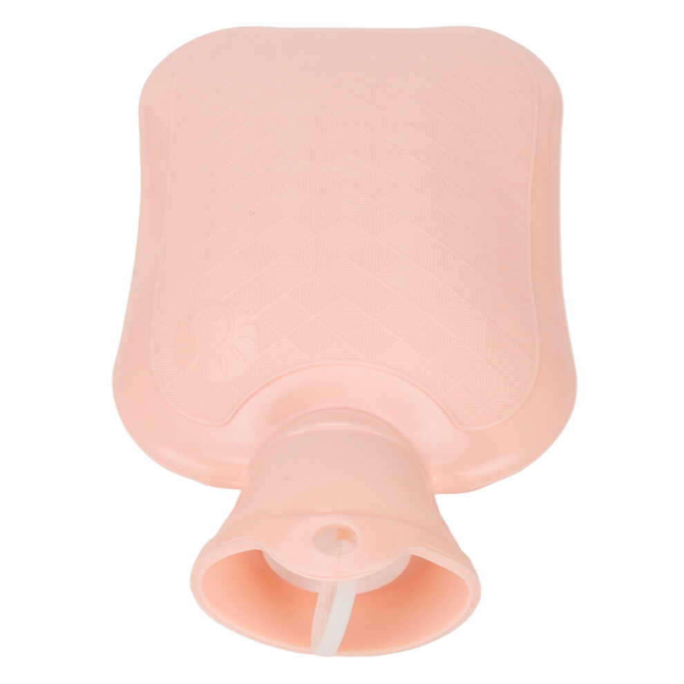 Pink 500Ml Pvc Hot Water Bag Thick Soft Explosion Proof Winter Warmth