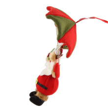 Festiver Schneemann-Anhänger mit Fallschirm für saisonale Wärme
