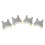 4 stks/partij Luidspreker Spikes Ondersteuning Metalen Trailing 1