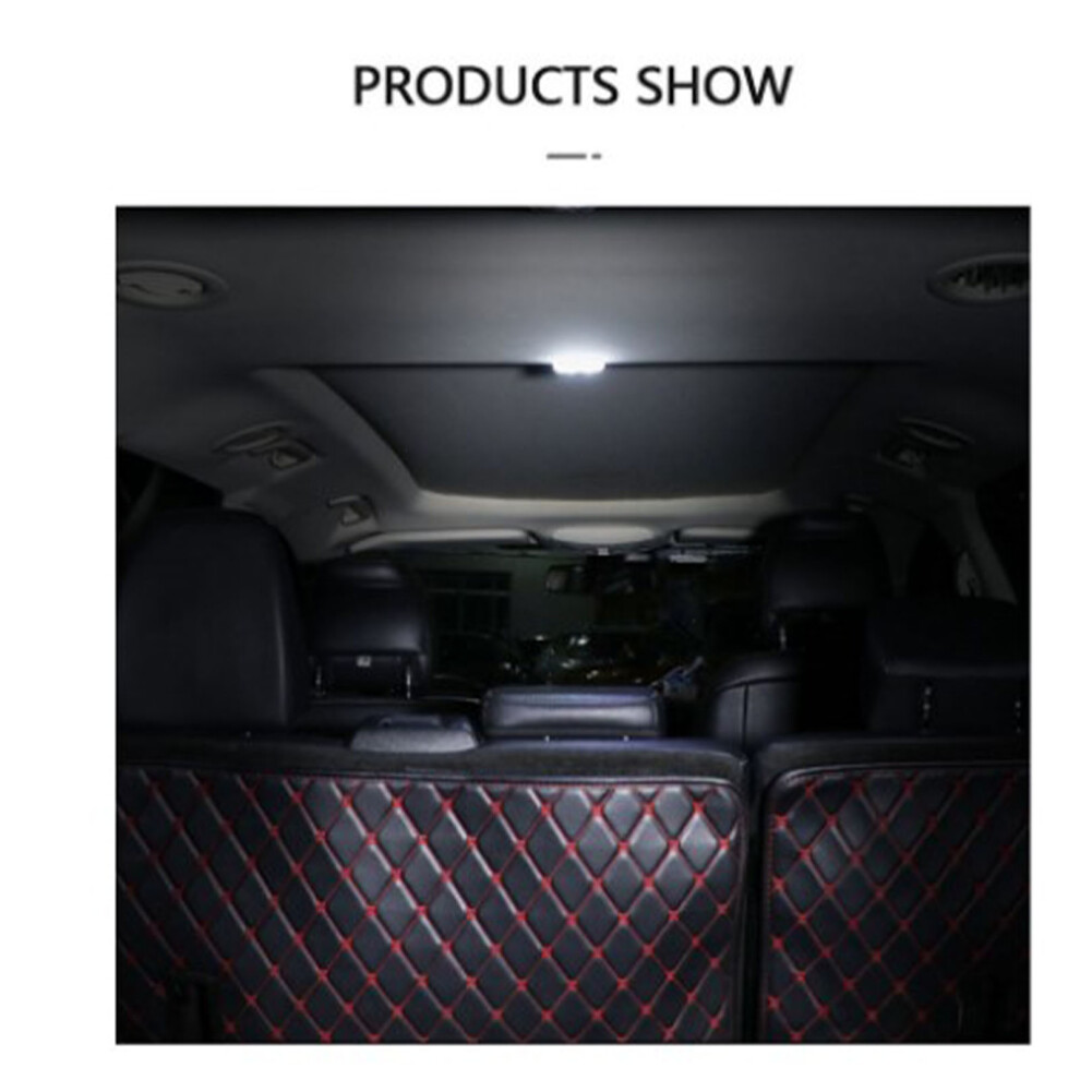 Mini Car Ceiling Touch Control Led Usb Rechargeable Compact Roof Lamp Light/White 7601380873135