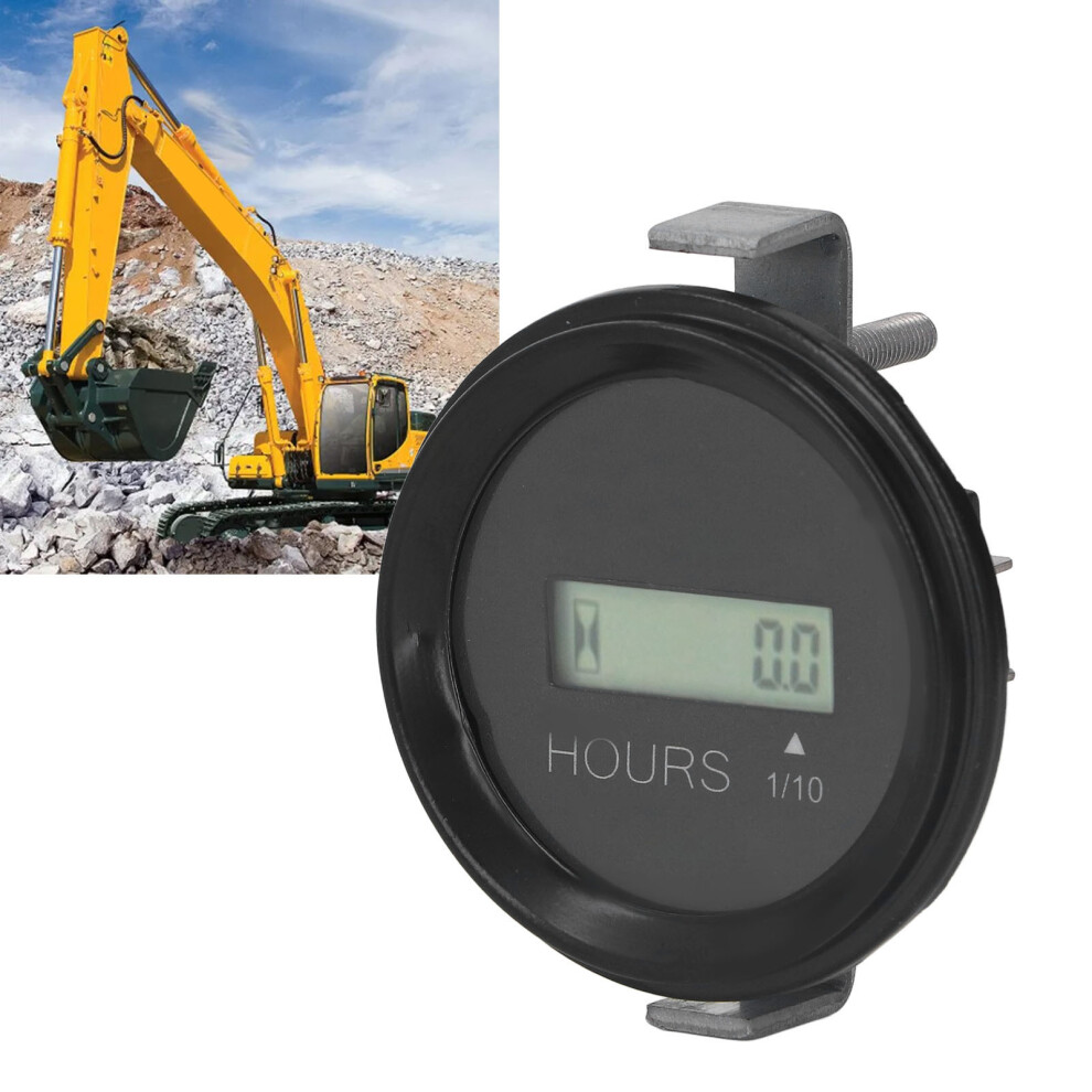 Excavator Remote Timer Lcd Gauge 0.01H 12-36V Resettable 4201380873925