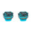 2Stk Anglereimer Eva, Faltbar, , Skyblau, Tragbar 6