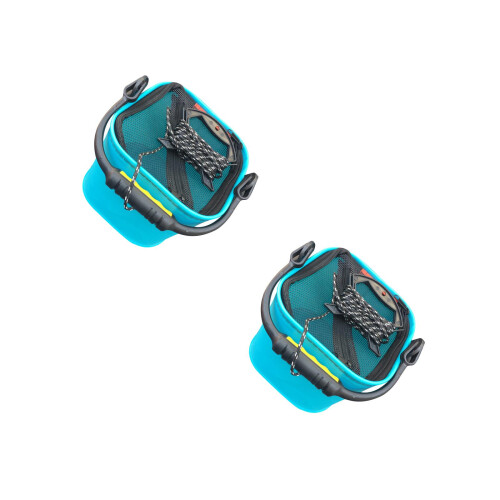 2Stk Anglereimer Eva, Faltbar, , Skyblau, Tragbar 1