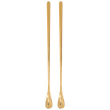 10Stk Vielseitiger Goldener Futterlöffel Für Haustiere