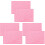 6Stk Pink ABS Schneidematte Für Selbstheilend Beidseitig Mit Maß 3