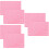 6Stk Pink ABS Schneidematte Für Selbstheilend Beidseitig Mit Maß 8