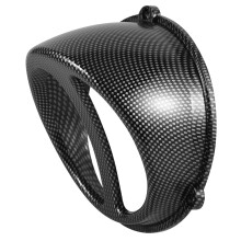 2Pièces Cache Entrée Ventilateur Scooter ABS Noir Accessoire