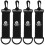 4Pièces Accroche- De Golf Noir Pour Séchage Rangement 6