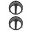 2Pièces Cache Entrée Ventilateur Scooter ABS Noir Accessoire 7