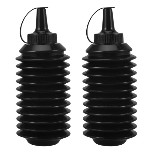 6Pièces Conteneur Pliable Pour Perles PP Noir Compact Portable