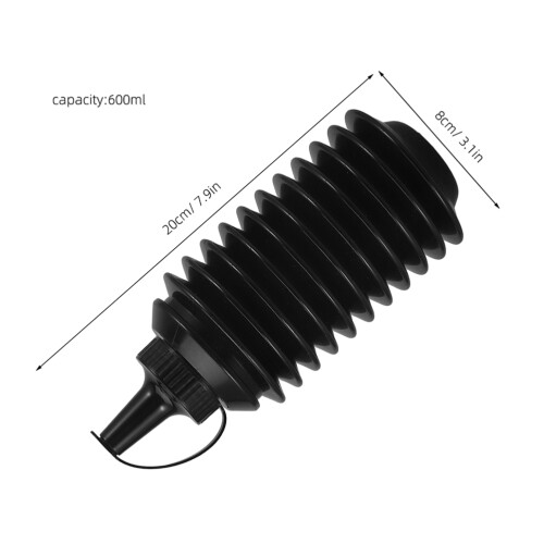 6Pièces Conteneur Pliable Pour Perles PP Noir Compact Portable 2