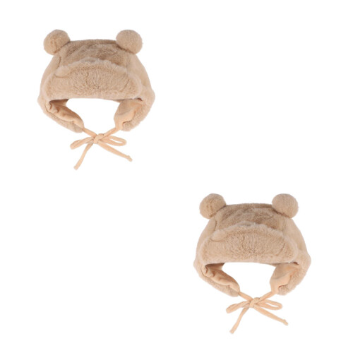 2Pièces Bonnet Khaki Protection Oreilles Hiver 2