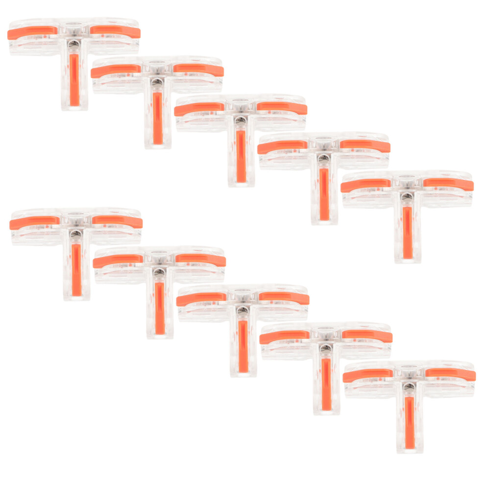 20Pcs Quick Splice Red Insulated Copper Wire Terminal Connectors 3014198047072