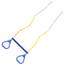 2Pcs Kids Gymnastic Rings Orange Plastic Exercise Rings for Swing Sets