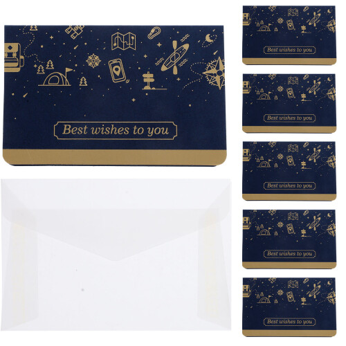 12Ensembles Cartes Message Festival Pour Invitations 1