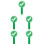 5Pièces Paddles Réutilisables Bois Multi Couleurs Jugement Jeu Classe 4