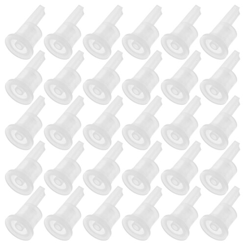 200Pcs Transparent PP Essential Oil Inner Plug Leak-Proof Dropper Cap 2