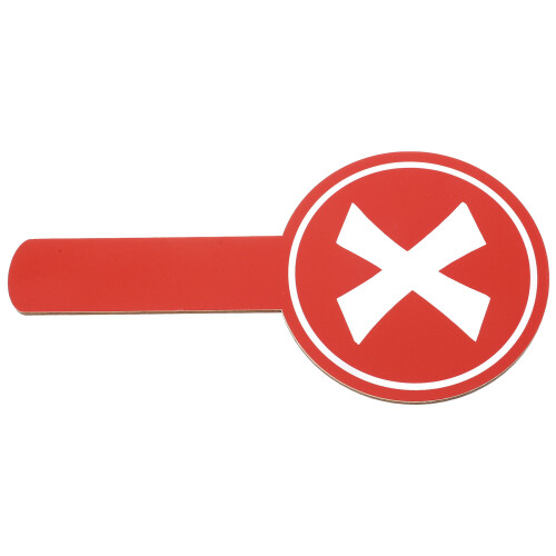 5Pièces Paddles Réutilisables Bois Multi Couleurs Jugement Jeu Classe 1