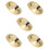 5Paren Set Kinder Vingercimbalen Goud Met Comfortabel 10