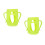 2Pièces Couvre- Silicone Vert Protection - 4