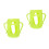 2Pièces Couvre- Silicone Vert Protection - 7