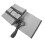 2Pcs Grey Canvas Tool Organizer Bag Multi-Slot Rolling Gardening Pouch 1