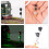 4Pièces Modèles Simulés Route Mini ABS Colorés Pour Décor Paysage 7