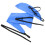 4Pièces Chiffons Bleus Pour Et Nettoyage Saxophone Polyvalent 7