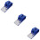 3Pièces Support De Fer À Souder Bleu En Métal Robuste Usage 10