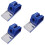 3Pièces Support De Fer À Souder Bleu En Métal Robuste Usage 8