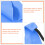 4Pièces Chiffons Bleus Pour Et Nettoyage Saxophone Polyvalent 6