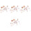 4Ensembles Kit Miniature Bois Pour Décor Cuisine Et 5