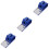 3Pièces Support De Fer À Souder Bleu En Métal Robuste Usage 6