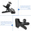 2Pièces Clip De Fixation Caméra ABS Noir Avec Rotation 360 Trépied 8