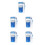 10Pièces Cages Bleu Ps Kit Apiculture Amateur Pro 7
