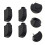8Pcs Black Sliding Window Stopper Plastic Child Limiting Locks 11