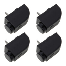 8Pcs Black Sliding Window Stopper Plastic Child Limiting Locks