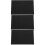 3Pièces Plaques Acryliques Noires Pour Artisanat Décor 10
