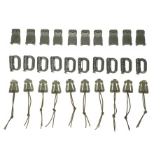 Outdoor Tactical D Ring Snap Hook Plastic Replacement For Metal Carabiner Easy Install Hook With Quick Release Button Compatible With Molle Webbing