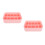 2Pcs Stackable Pink Plastic Storage Container for Socks Bras Underwear 10