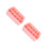2Pcs Stackable Pink Plastic Storage Container for Socks Bras Underwear 8
